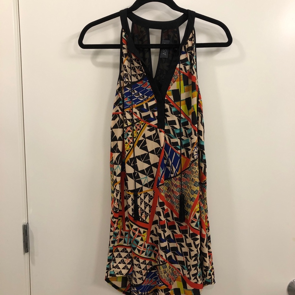 Nordstrom ASTR Geometric Pattern Dress